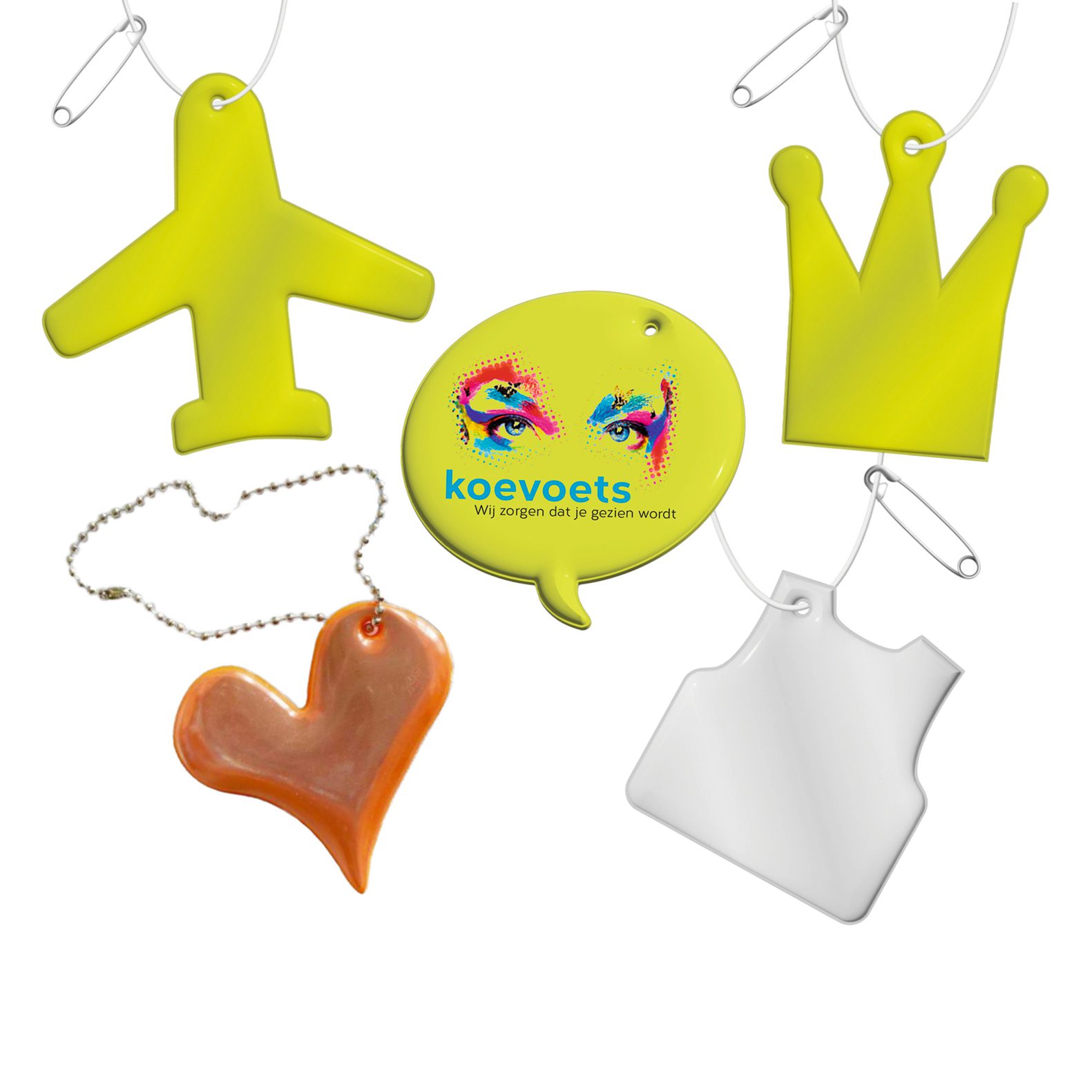 reflecterende sleutelhanger